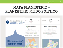 Tablet Screenshot of mapaplanisferio.com